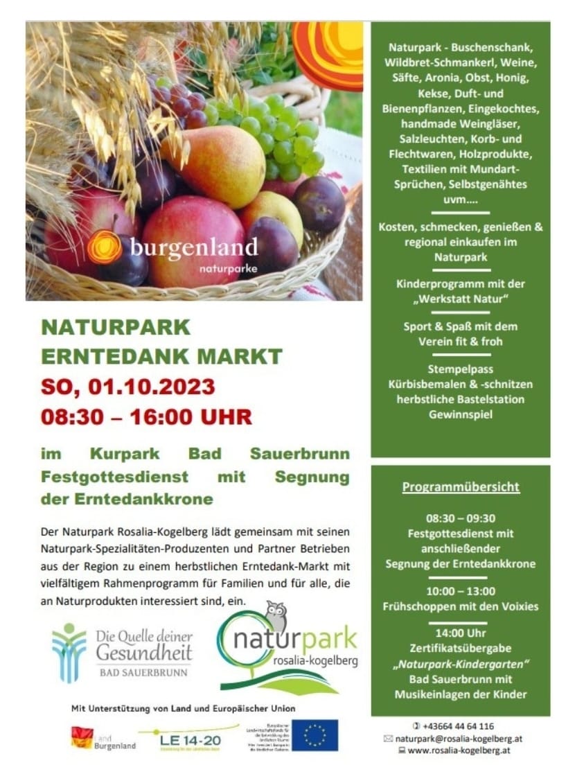 Ost-Seele - Markt Naturpark Rosalia Koglberg